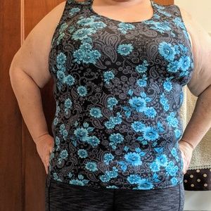 Croft and Barrow Stretch Sleeveless Blouse XL CUTE